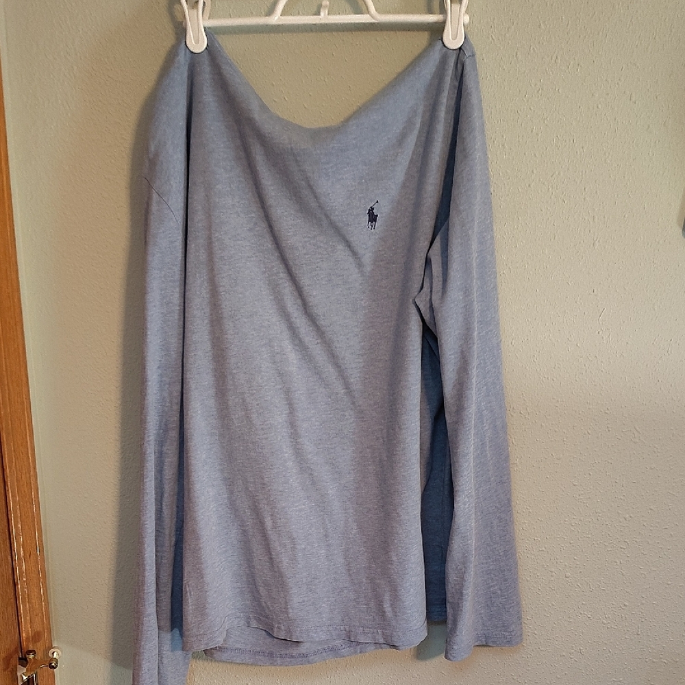 Ralph Lauren Light Blue Pocketless Hoodie